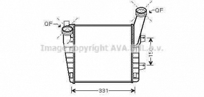 AVA QUALITY COOLING vwa4263 -  Интеркулер